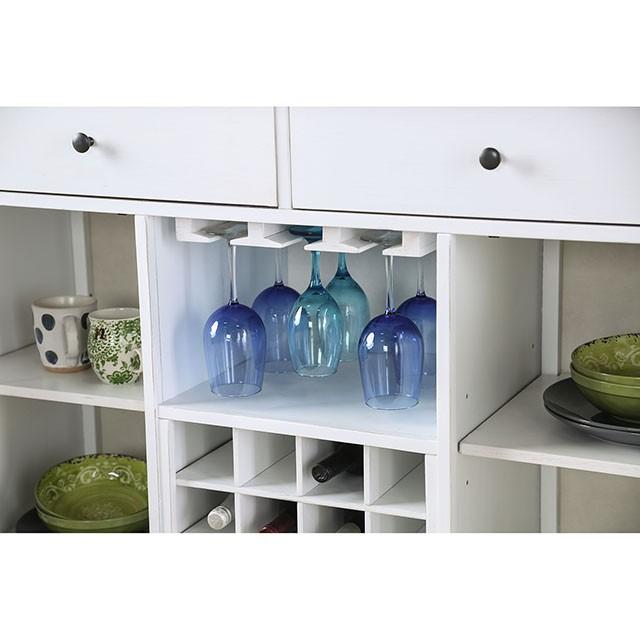 Kaliyah Antique White Server - U&U Home Budget Furniture (Carteret, NJ)