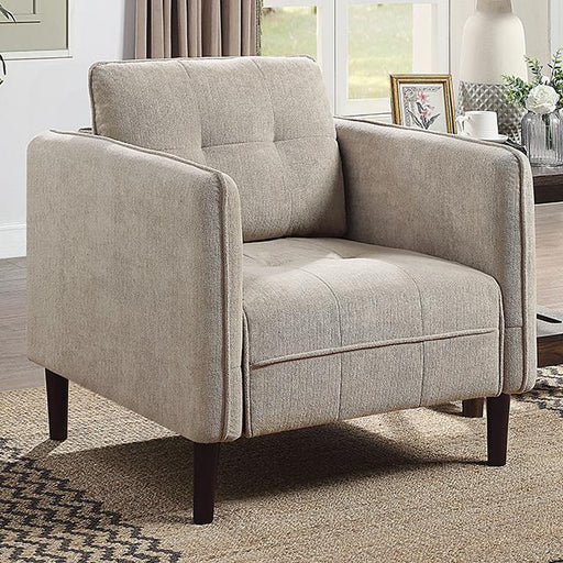 LYNDA Chair, Light Gray - U&U Home Budget Furniture (Carteret, NJ)