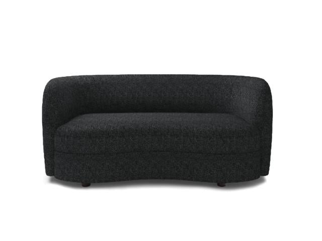 VERSOIX Loveseat, Black - U&U Home Budget Furniture (Carteret, NJ)