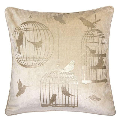 Rina Ivory 20" X 20" Pillow, Ivory - U&U Home Budget Furniture (Carteret, NJ)