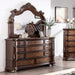ESPARANZA Dresser, Brown Cherry - U&U Home Budget Furniture (Carteret, NJ)