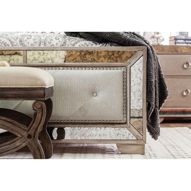 LORAINE Cal.King, E.King, & Queen Bed - U&U Home Budget Furniture (Carteret, NJ)