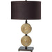 Suzy Light Caramel/Espresso 10"H Table Lamp (2/CTN) - U&U Home Budget Furniture (Carteret, NJ)