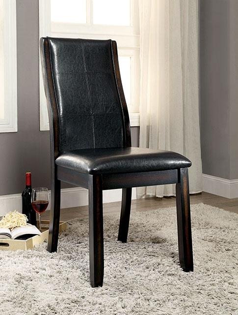 Townsend I Brown Cherry Side Chair (2/CTN) - U&U Home Budget Furniture (Carteret, NJ)