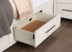 KARLA Cal.King, E.King & Queen Bed, Gray & White - U&U Home Budget Furniture (Carteret, NJ)