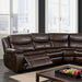 Pollux Brown Sectional - U&U Home Budget Furniture (Carteret, NJ)