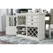 Sutton Antique White Counter Ht. Table - U&U Home Budget Furniture (Carteret, NJ)