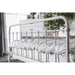 IRIA Vintage White Cal.King, E.King, & Full Bed - U&U Home Budget Furniture (Carteret, NJ)