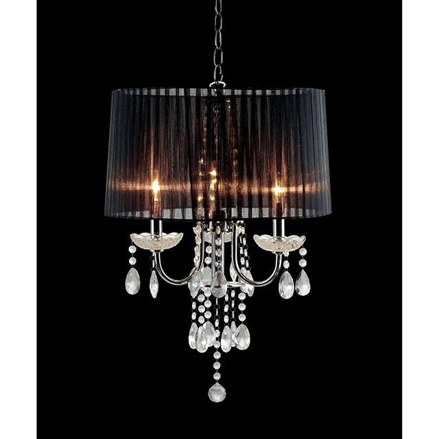 Jada Black Ceiling Lamp - U&U Home Budget Furniture (Carteret, NJ)