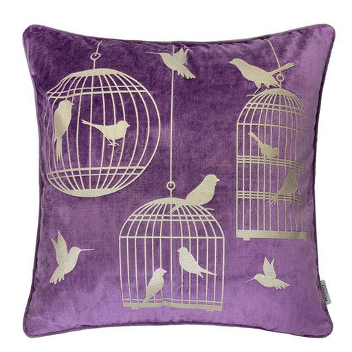 Rina Purple 20" X 20" Pillow, Purple - U&U Home Budget Furniture (Carteret, NJ)