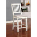 Kaliyah Antique White Counter Ht. Chair (2/CTN) - U&U Home Budget Furniture (Carteret, NJ)