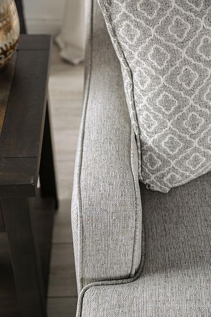 STEPHNEY Sofa, Gray/Gold - U&U Home Budget Furniture (Carteret, NJ)