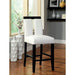 LUMINAR II Black/White Counter Ht. Chair (2/CTN) - U&U Home Budget Furniture (Carteret, NJ)