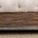 LYSANDRA Beige/Rustic Natural Tone Cal.King, E.King, & Queen Bed - U&U Home Budget Furniture (Carteret, NJ)