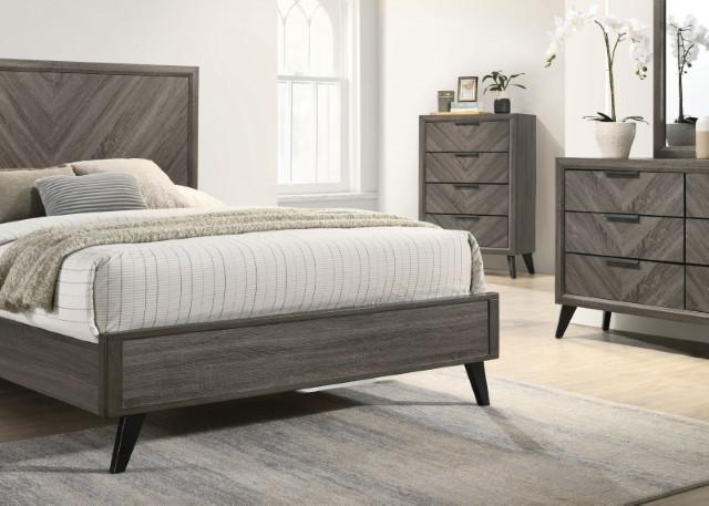 VAGAN Cal.King, E.King, & Queen Bed - U&U Home Budget Furniture (Carteret, NJ)