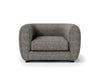 VERDAL Chair, Charcoal Gray - U&U Home Budget Furniture (Carteret, NJ)