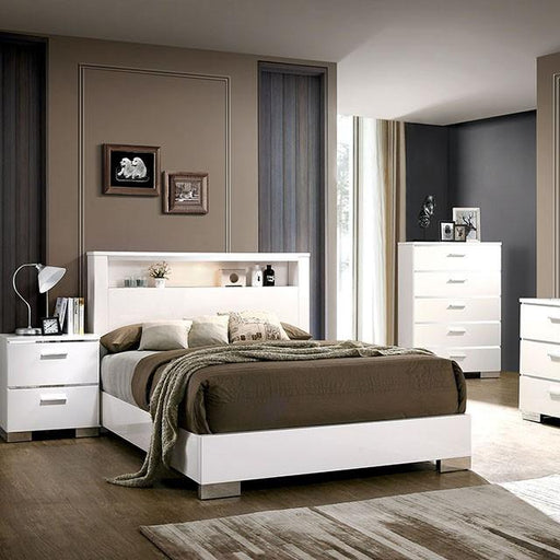 Carlie 4 & 5 Piece Queen Bedroom Set - U&U Home Budget Furniture (Carteret, NJ)