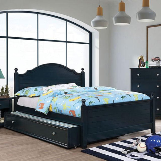 Diane Bed Blue & Gray - U&U Home Budget Furniture (Carteret, NJ)