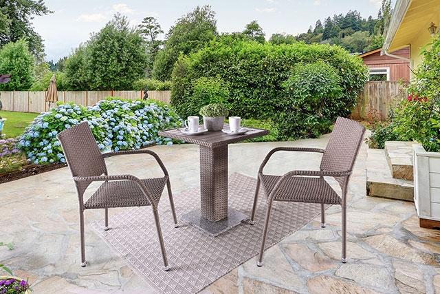 Aminta 3 & 5 Piece Patio Bistro Set - U&U Home Budget Furniture (Carteret, NJ)
