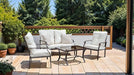 Arezzo 5 Pc. Outdoor Furniture Set - U&U Home Budget Furniture (Carteret, NJ)