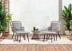 Chandu 6 Pc. Conversation Set - U&U Home Budget Furniture (Carteret, NJ)