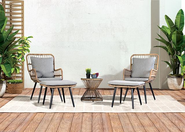 Chandu 6 Pc. Conversation Set - U&U Home Budget Furniture (Carteret, NJ)