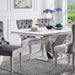 Valdevers 7 Pc Dining Table Set - U&U Home Budget Furniture (Carteret, NJ)