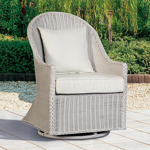 Tomohon Swivel Wicker Chair - U&U Home Budget Furniture (Carteret, NJ)