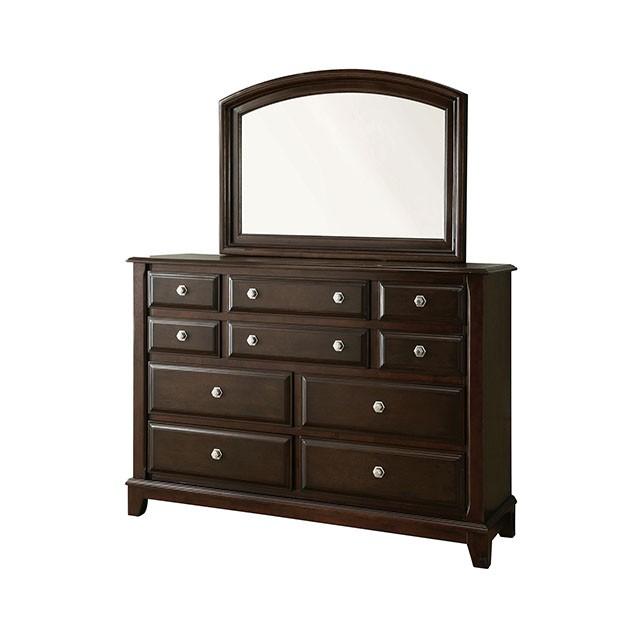 Litchville Brown Cherry Dresser - U&U Home Budget Furniture (Carteret, NJ)