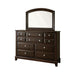 Litchville Brown Cherry Dresser - U&U Home Budget Furniture (Carteret, NJ)