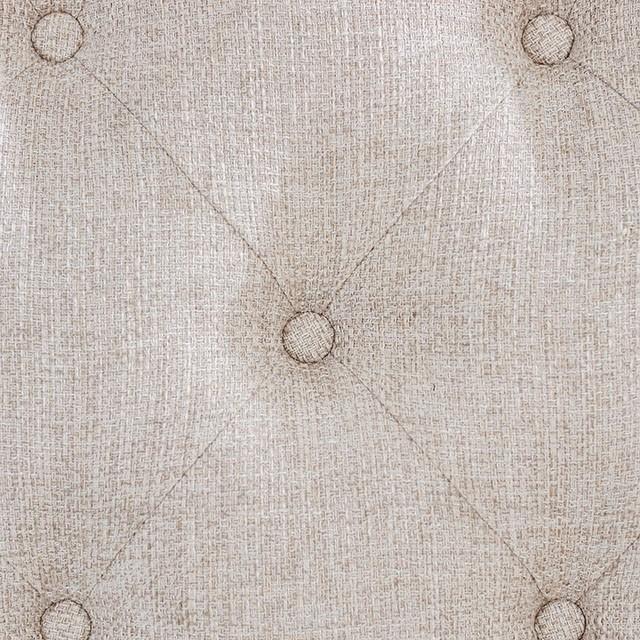 LYSANDRA Beige/Rustic Natural Tone Cal.King, E.King, & Queen Bed - U&U Home Budget Furniture (Carteret, NJ)
