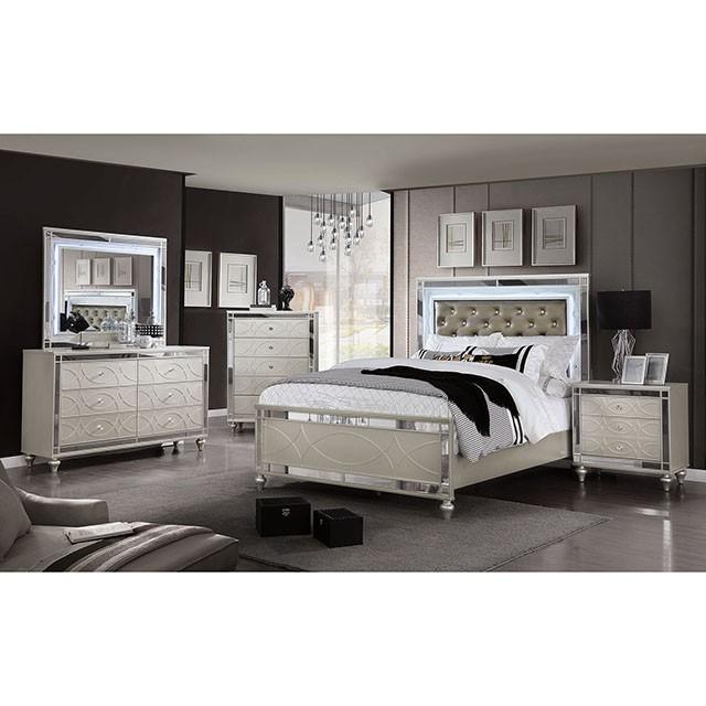 MANAR Cal.King, E.King, & Queen Bed - U&U Home Budget Furniture (Carteret, NJ)