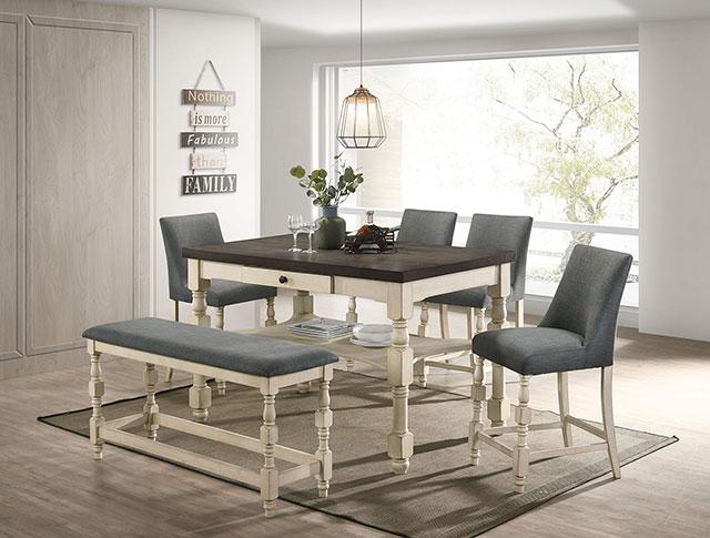 PLYMOUTH Counter Ht. Table - U&U Home Budget Furniture (Carteret, NJ)