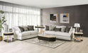 SKYLINE Loveseat, Pewter/Gray - U&U Home Budget Furniture (Carteret, NJ)