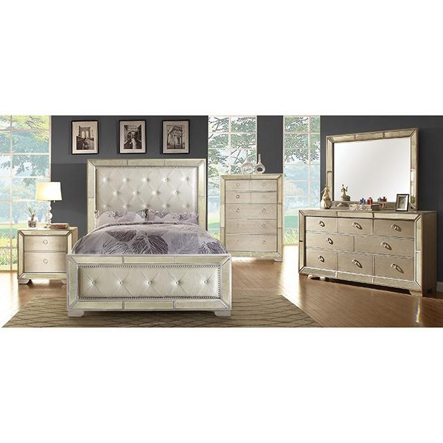 LORAINE Cal.King, E.King, & Queen Bed - U&U Home Budget Furniture (Carteret, NJ)