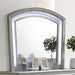 MADDIE Mirror, Silver - U&U Home Budget Furniture (Carteret, NJ)