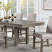 SAN ANTONIO Dining Table w/ 1 X 18" Leaf - U&U Home Budget Furniture (Carteret, NJ)