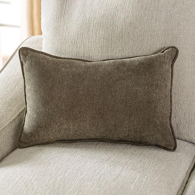MORNINGTON Sectional, Ivory/Brown - U&U Home Budget Furniture (Carteret, NJ)