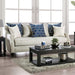 Nefyn Ivory Sofa - U&U Home Budget Furniture (Carteret, NJ)