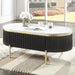 KOBLENZ Coffee Table, Dark Walnut - U&U Home Budget Furniture (Carteret, NJ)