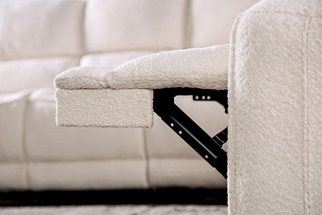 MORCOTE Power Sofa, Beige - U&U Home Budget Furniture (Carteret, NJ)