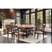 Jordyn Brown Cherry Dining Table - U&U Home Budget Furniture (Carteret, NJ)