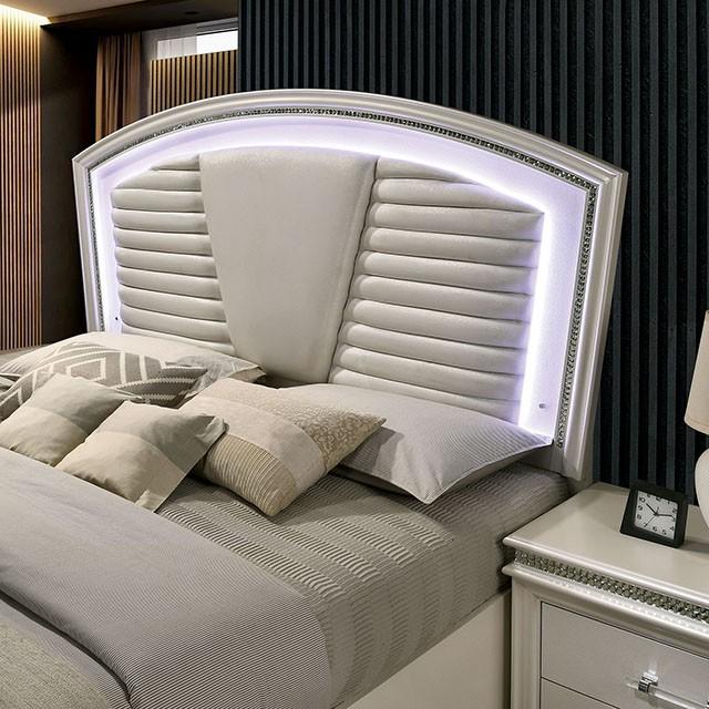 MADDIE Cal.King, E.King, & Queen Bed - U&U Home Budget Furniture (Carteret, NJ)