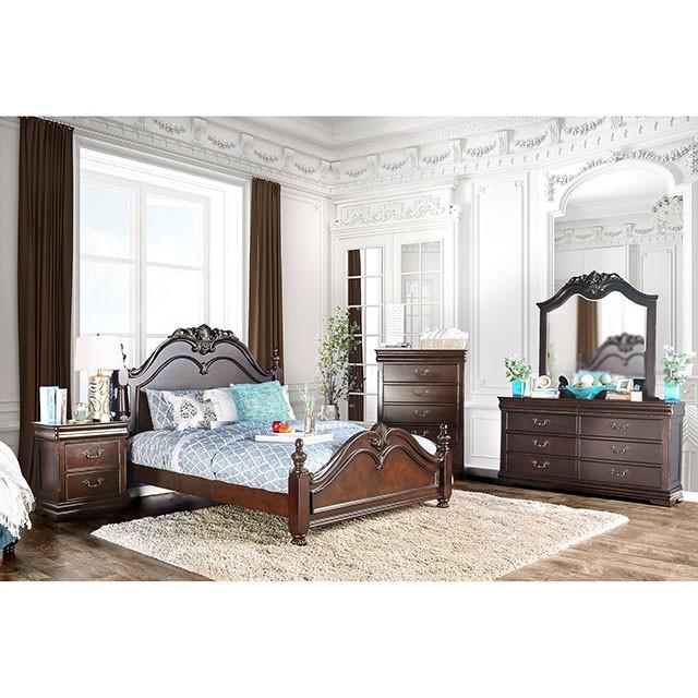Mandura Cherry Media Chest - U&U Home Budget Furniture (Carteret, NJ)