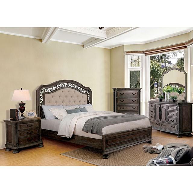 Persephone Rustic Natural Tone Dresser - U&U Home Budget Furniture (Carteret, NJ)