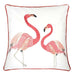 Lina Flamingo 20" X 20" Pillow, Pair Flamingo - U&U Home Budget Furniture (Carteret, NJ)