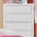 OLIVIA White Chest - U&U Home Budget Furniture (Carteret, NJ)