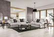 PICOTEE Sofa, Light Gray/Black - U&U Home Budget Furniture (Carteret, NJ)