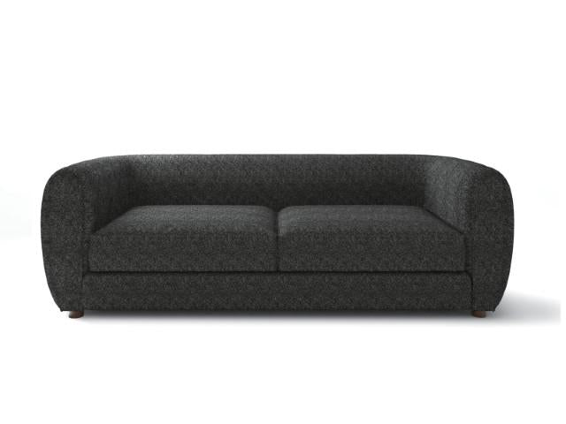 VERDAL Sofa, Black - U&U Home Budget Furniture (Carteret, NJ)