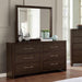 JAMIE Dresser With Support Rail - U&U Home Budget Furniture (Carteret, NJ)